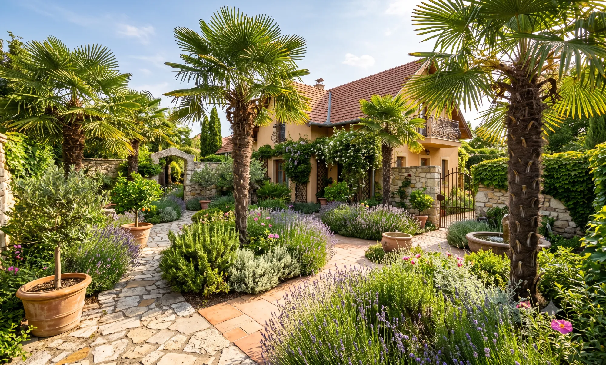 Wie können Sie in Ihrem ungarischen Garten eine mediterrane Atmosphäre schaffen?